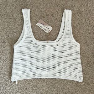 New In Knit Crop Tank